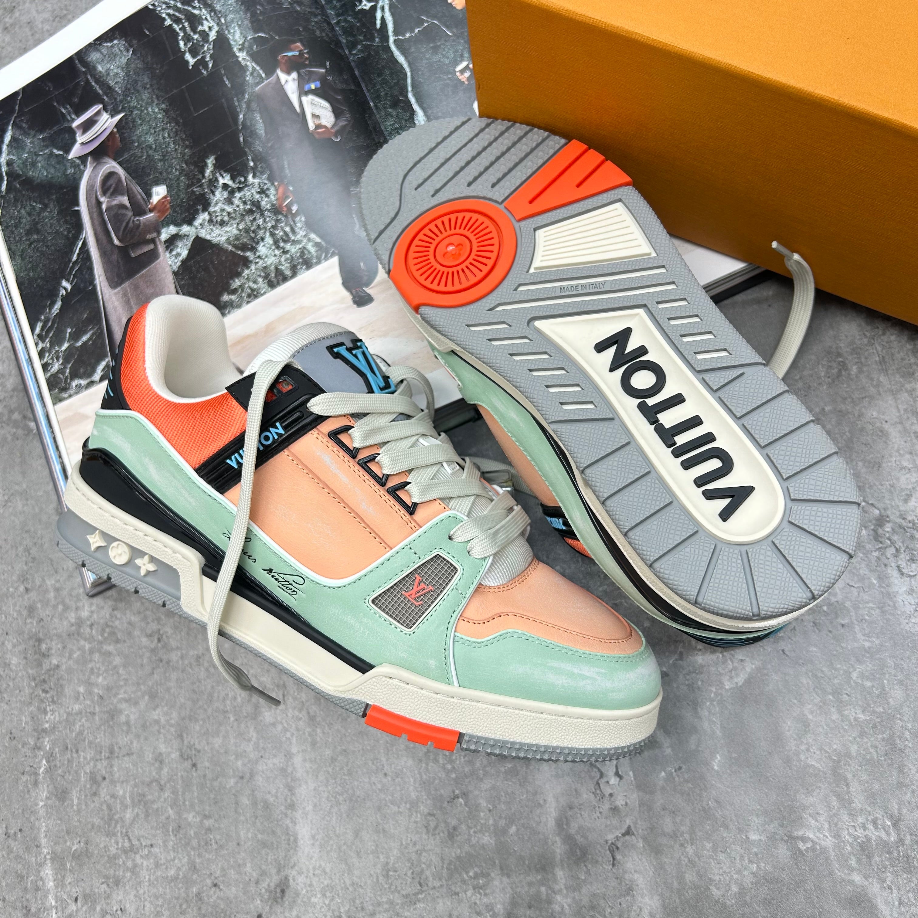 (NO BOX) LVE - TRAINERS - ORANGE/MULTI