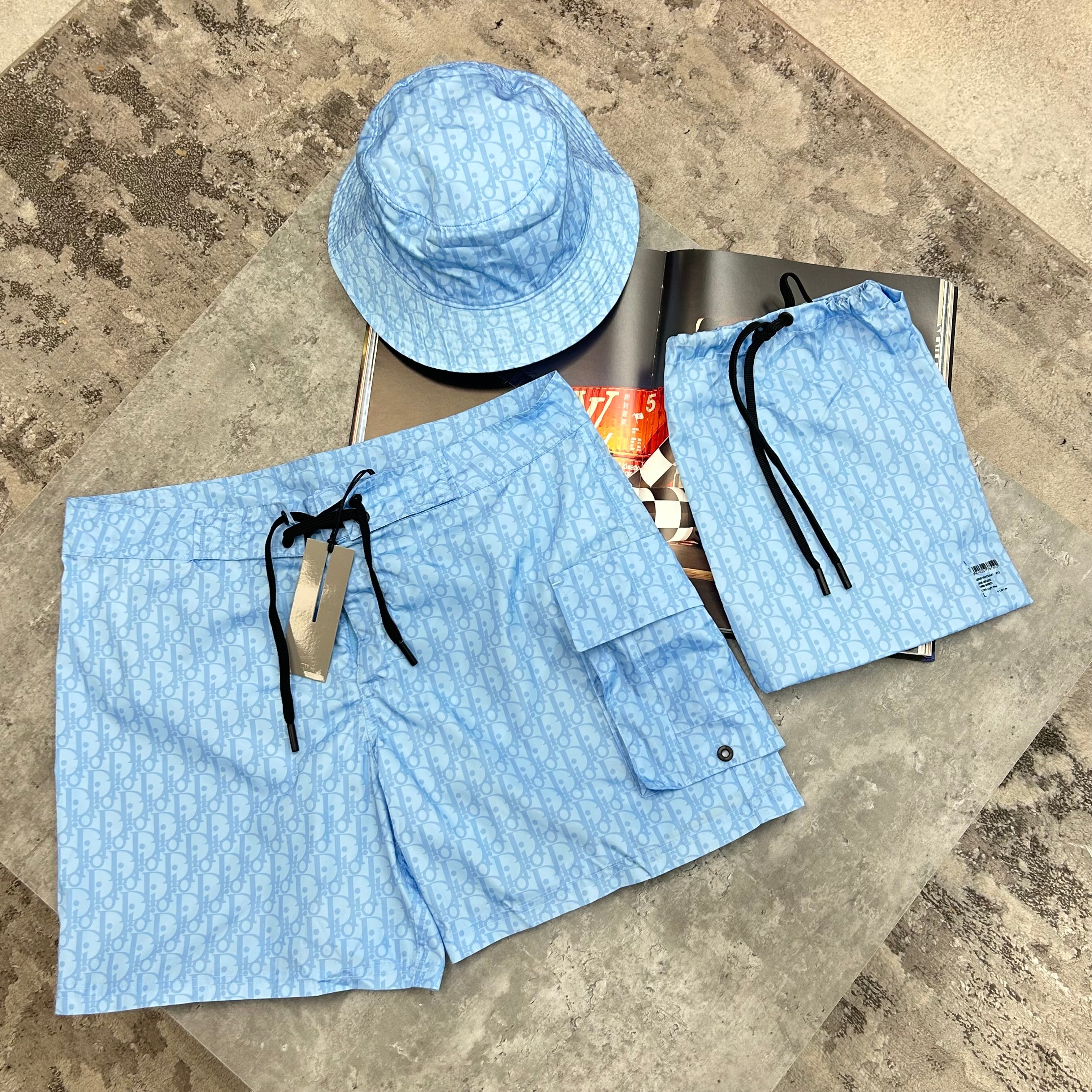 DIOR - OBLIQUE SWIMS - SKY BLUE