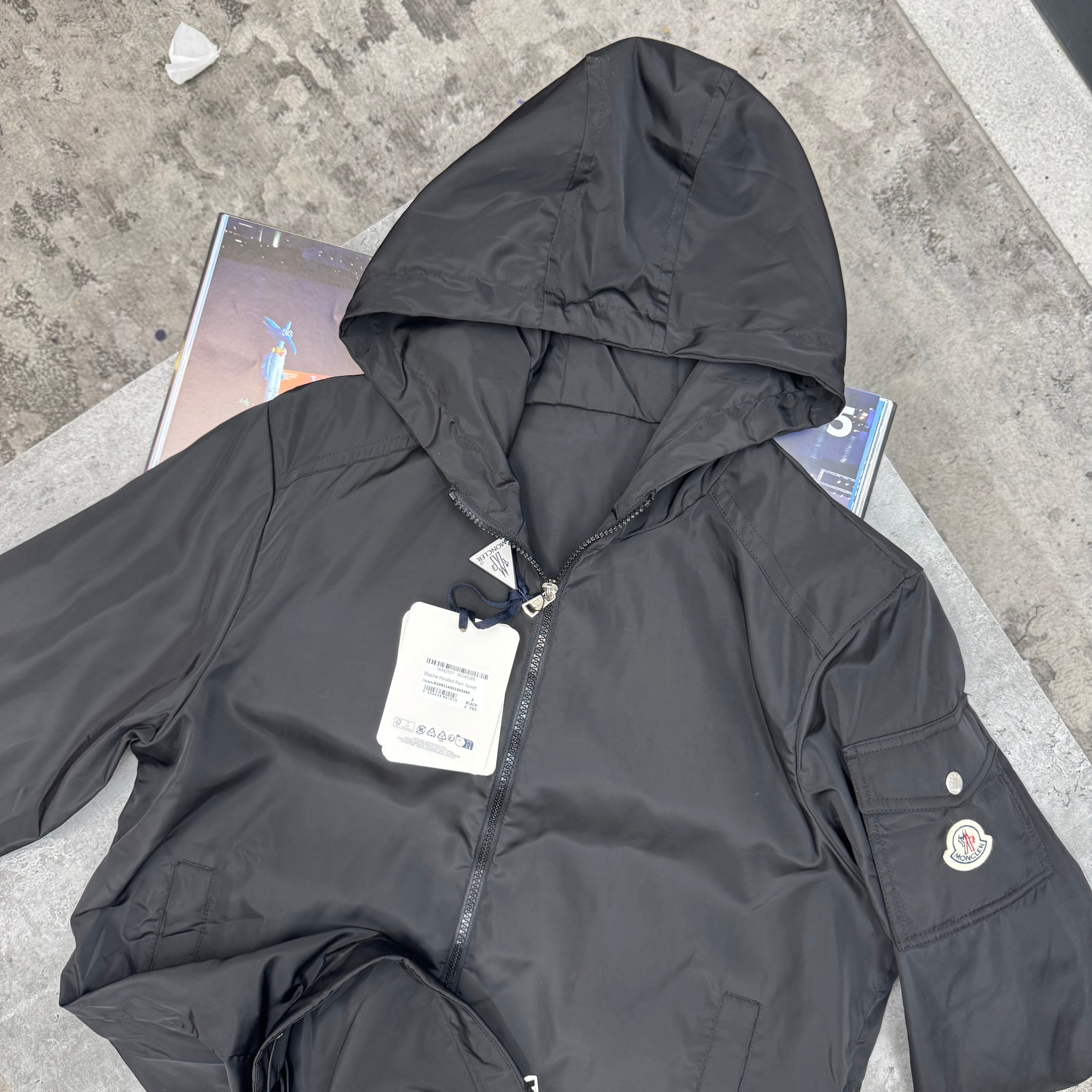 MNCLR - ETIACHE HOODED JACKET - CHARCOAL