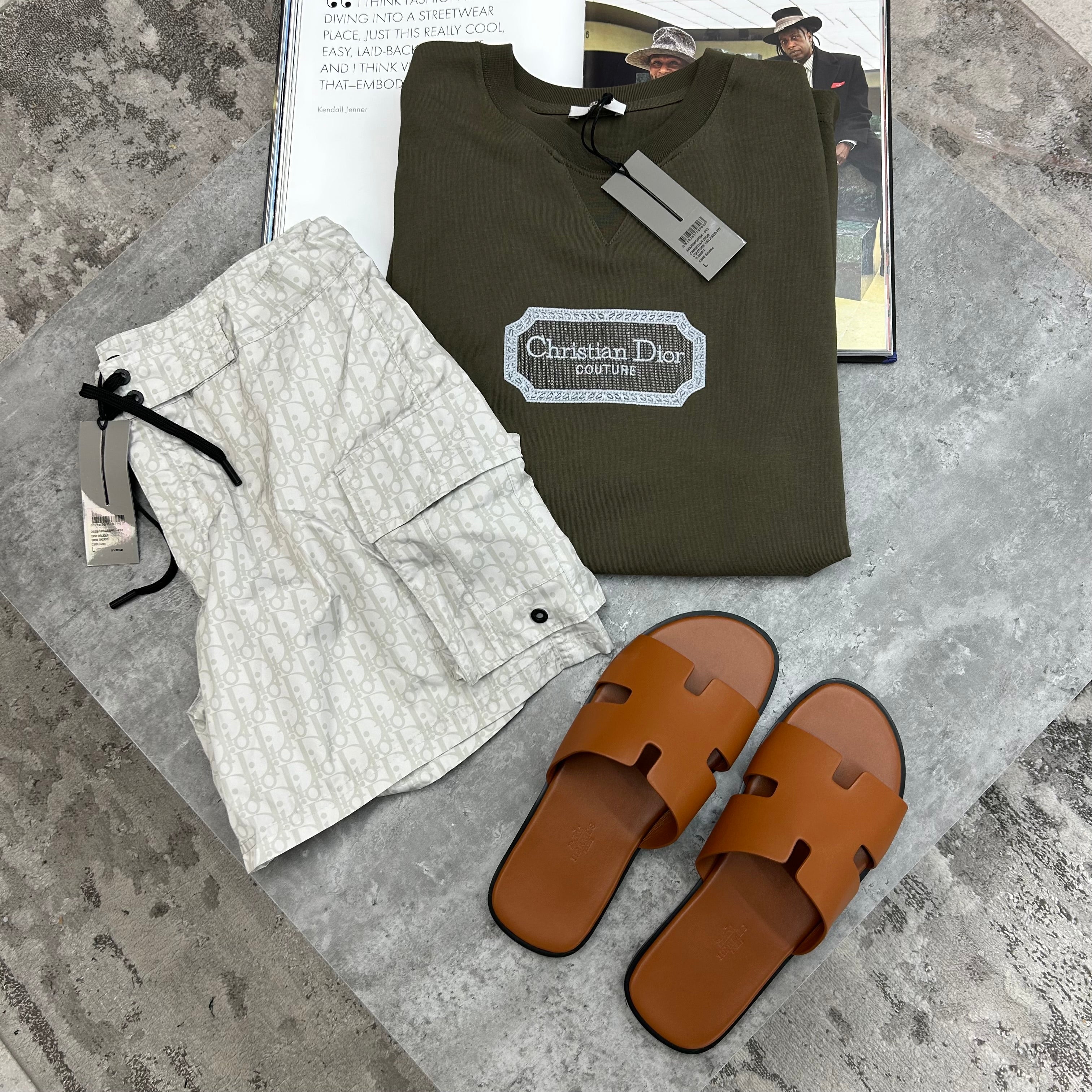 DIOR SWIMS - LIGHT GREY