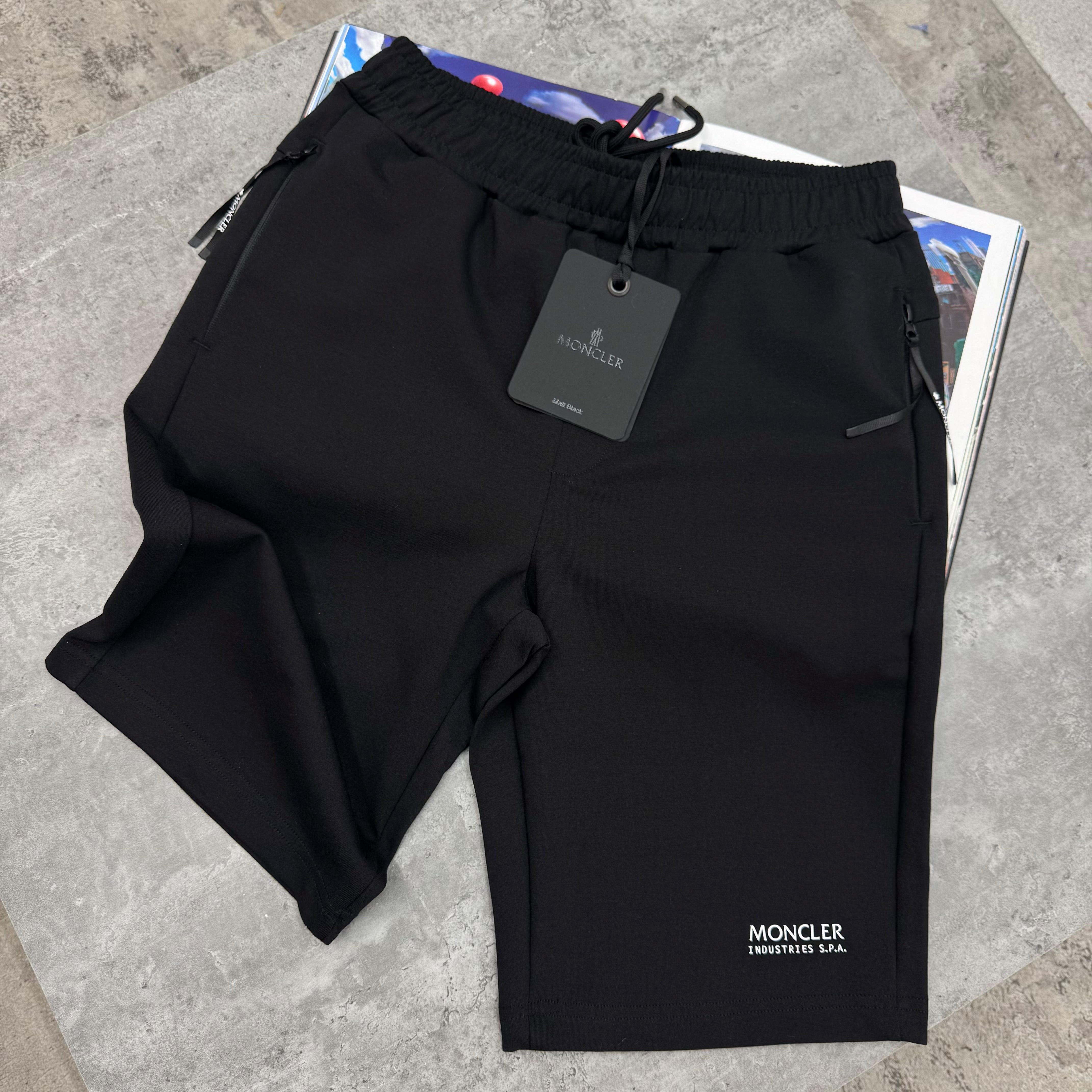 MNCLR - INDUSTRIES COTTON SHORTS - BLACK