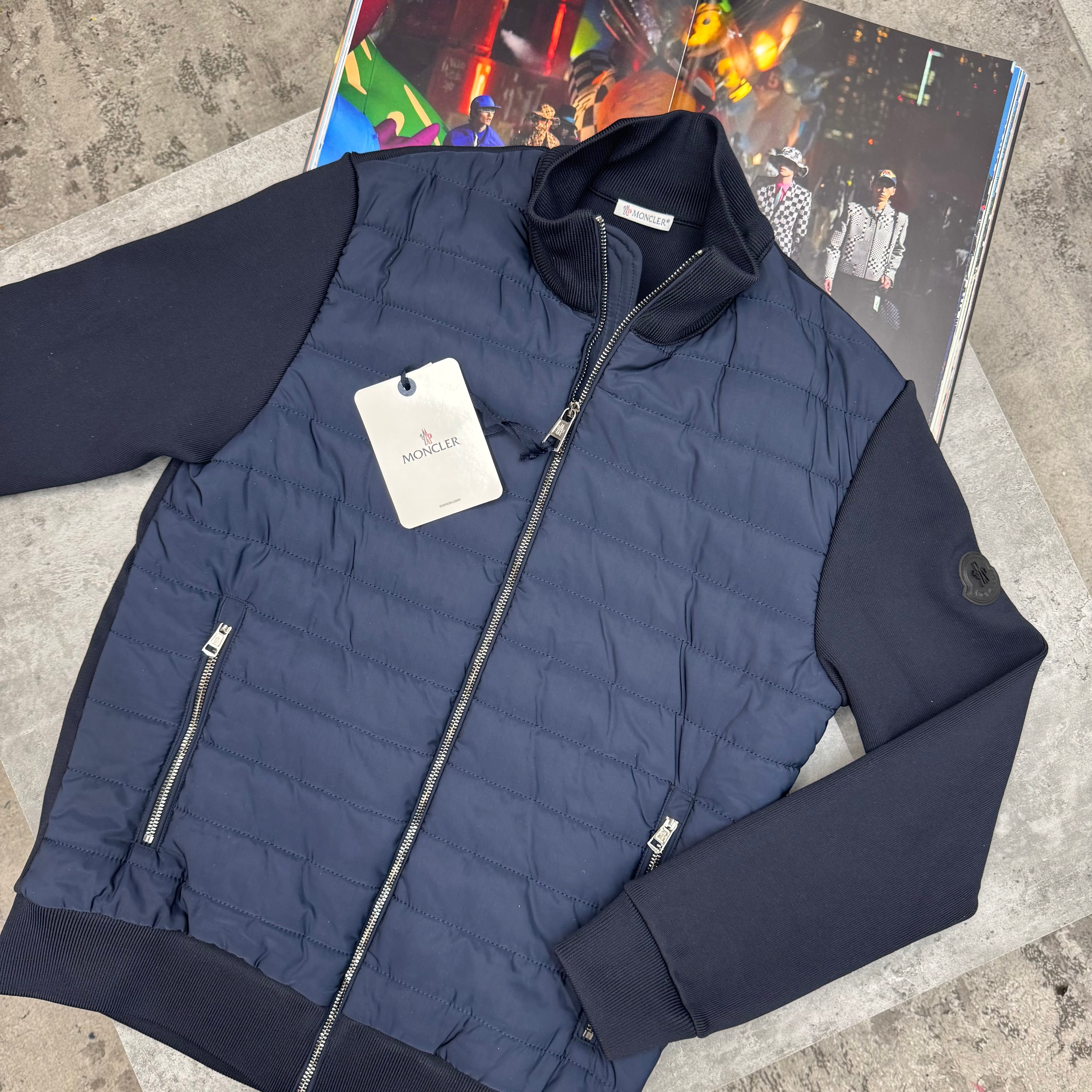 MNCLR - BLACK BADGE JACKET - NAVY