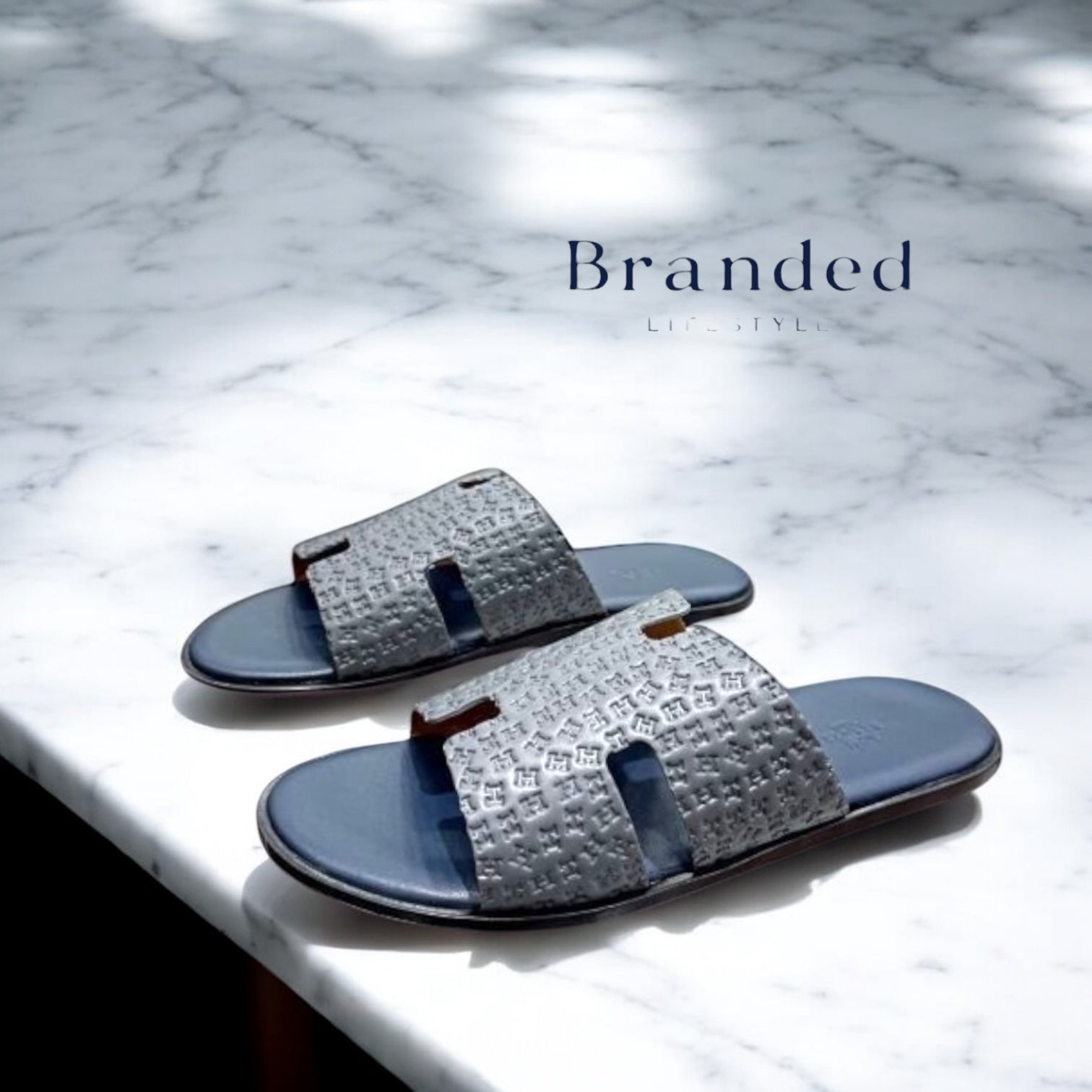 (PRE-ORDER) HMES - SLIDES - NAVY/CHARCOAL