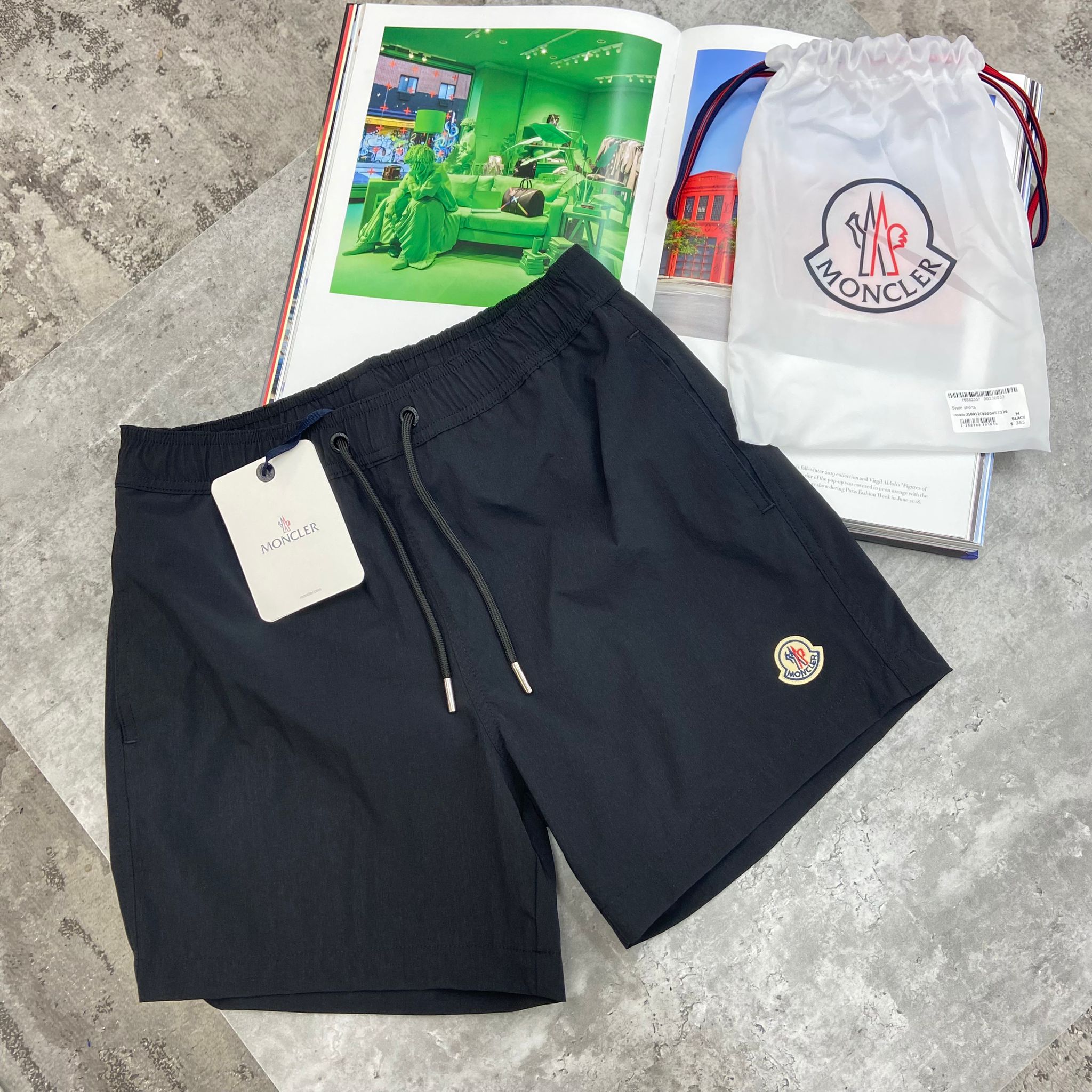 MNCLR - BAGGED SWIMS - BLACK