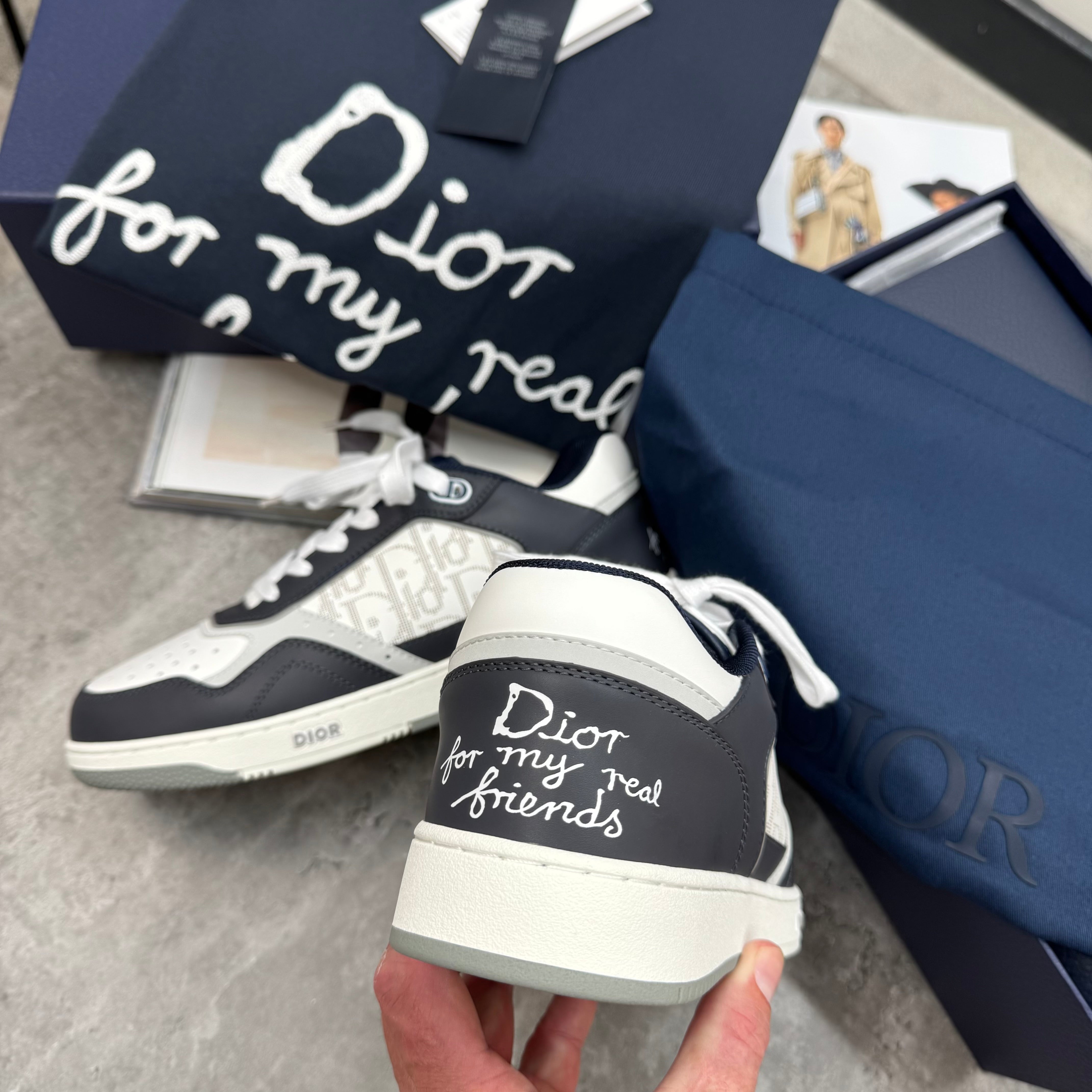 B27 - TRAINER - NAVY/WHITE