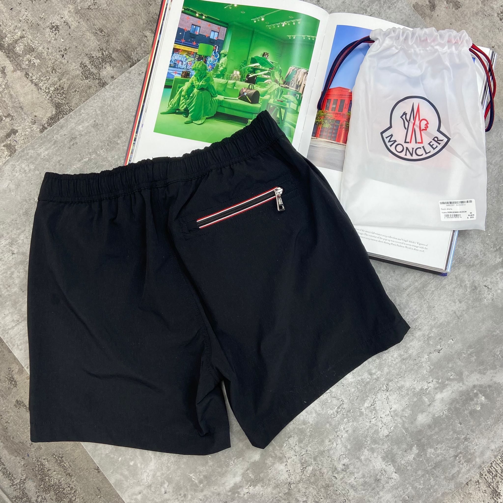 MNCLR - BAGGED SWIMS - BLACK