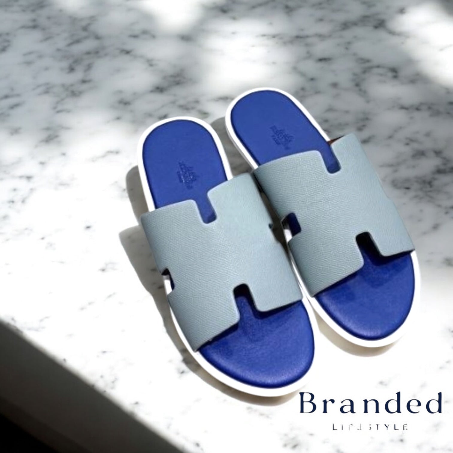(PRE-ORDER) HMES - SLIDES - BLUE/GREY