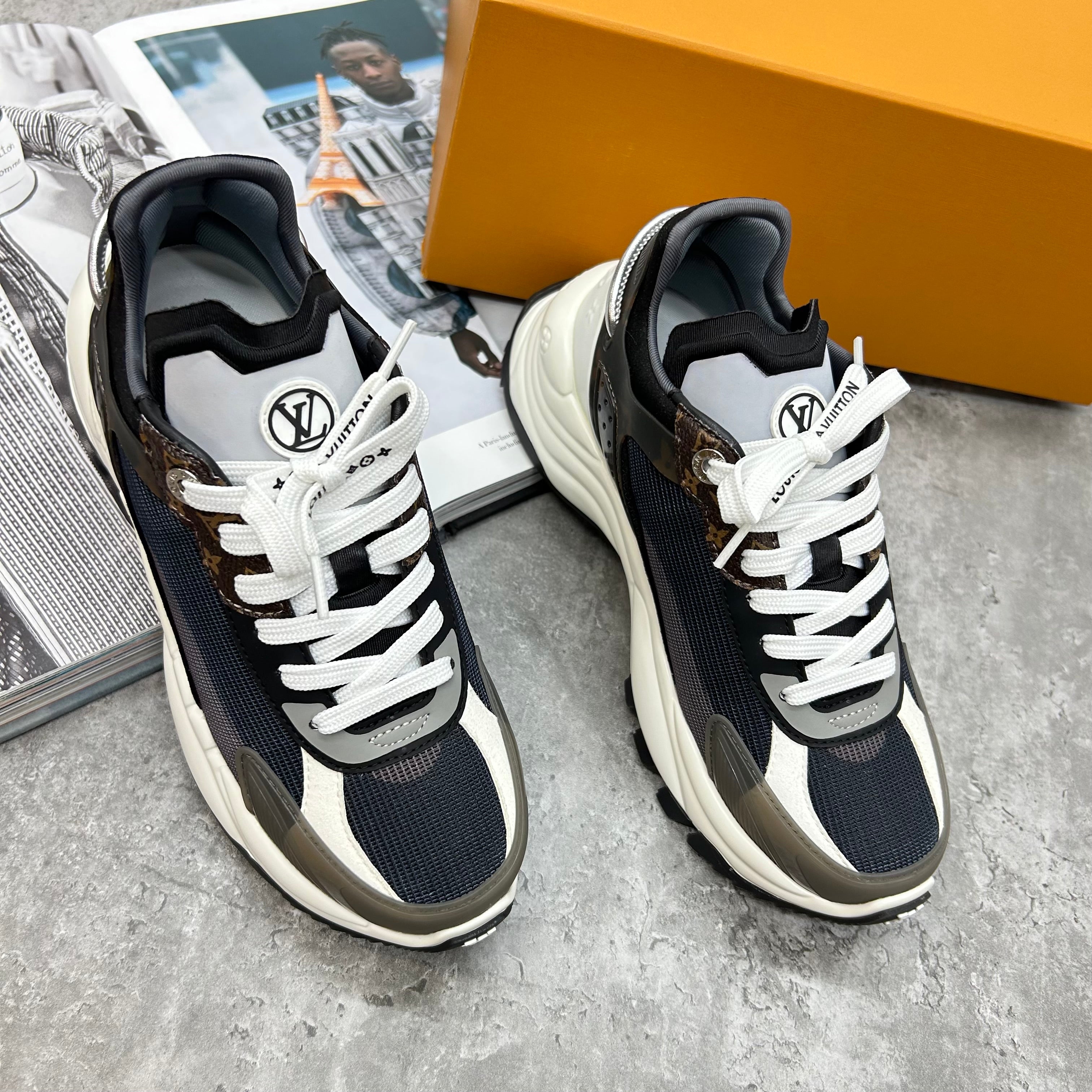 LVE - WOMENS TRAINER - BLACK/BROWN (PRE-ORDER)