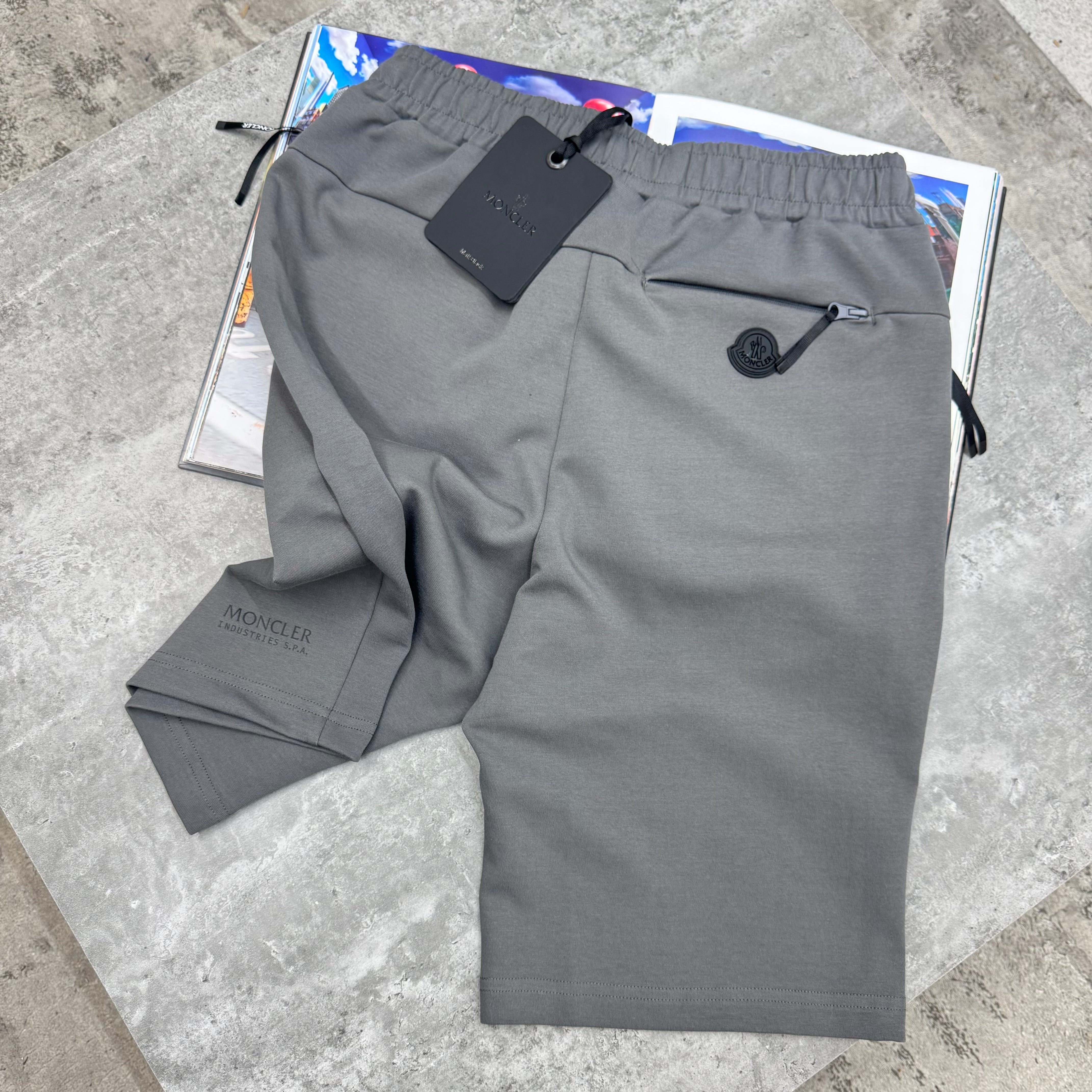 MNCLR - INDUSTRIES COTTON SHORTS - CHARCOAL