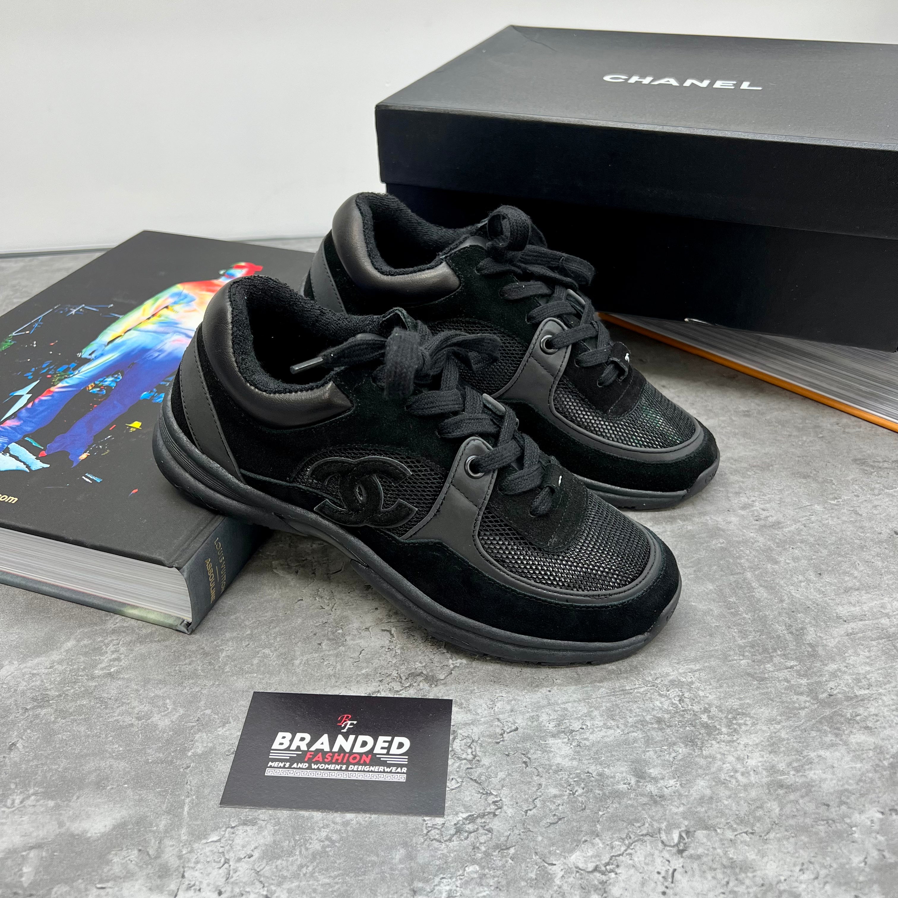 CHANEL WOMENS RUNNER TRAINER - BLACK (PRE-ORDER)